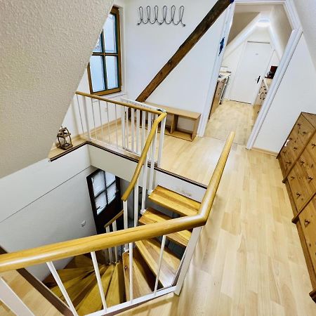 Blaue Tulpe, Balkon Mit Traumblick Apartment Rostock Bagian luar foto