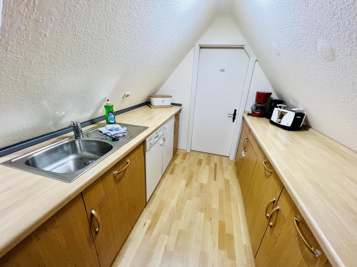 Blaue Tulpe, Balkon Mit Traumblick Apartment Rostock Bagian luar foto