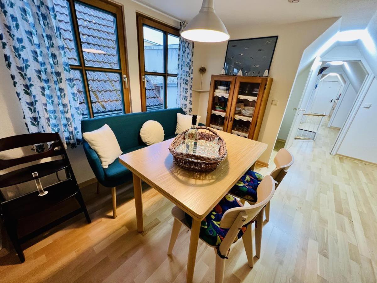 Blaue Tulpe, Balkon Mit Traumblick Apartment Rostock Bagian luar foto