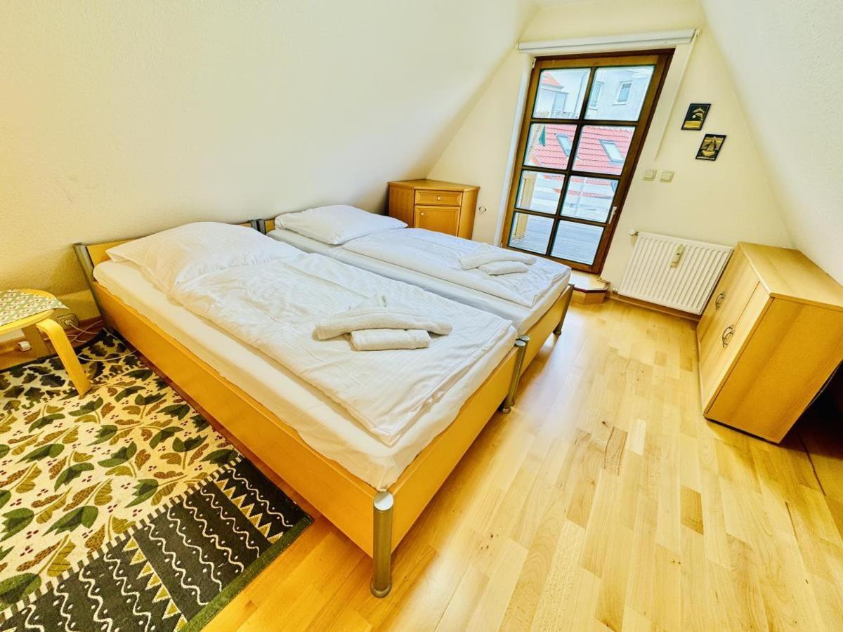 Blaue Tulpe, Balkon Mit Traumblick Apartment Rostock Bagian luar foto